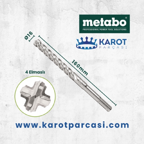 Metabo 16 x 160mm Delici Matkap Ucu