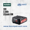 Metabo 12V - 2.0Ah Li-ION Batarya