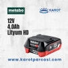 Metabo 12V - 4.0Ah Li-HD Batarya