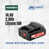 Metabo 14.4V - 2.0Ah Li-ION Batarya