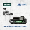 Metabo 18V - 2.0Ah Li-ION Batarya