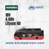 Metabo 18V - 4.0Ah Li-HD Batarya