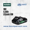 Metabo 18V - 4.0Ah Li-ION Batarya